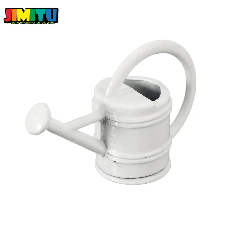 JIMITU DIY миниатюрные металлические садовые инструменты игрушки Лейка тянет тележку лопата, грабли для детей ролевые игрушки набор аксессуаров