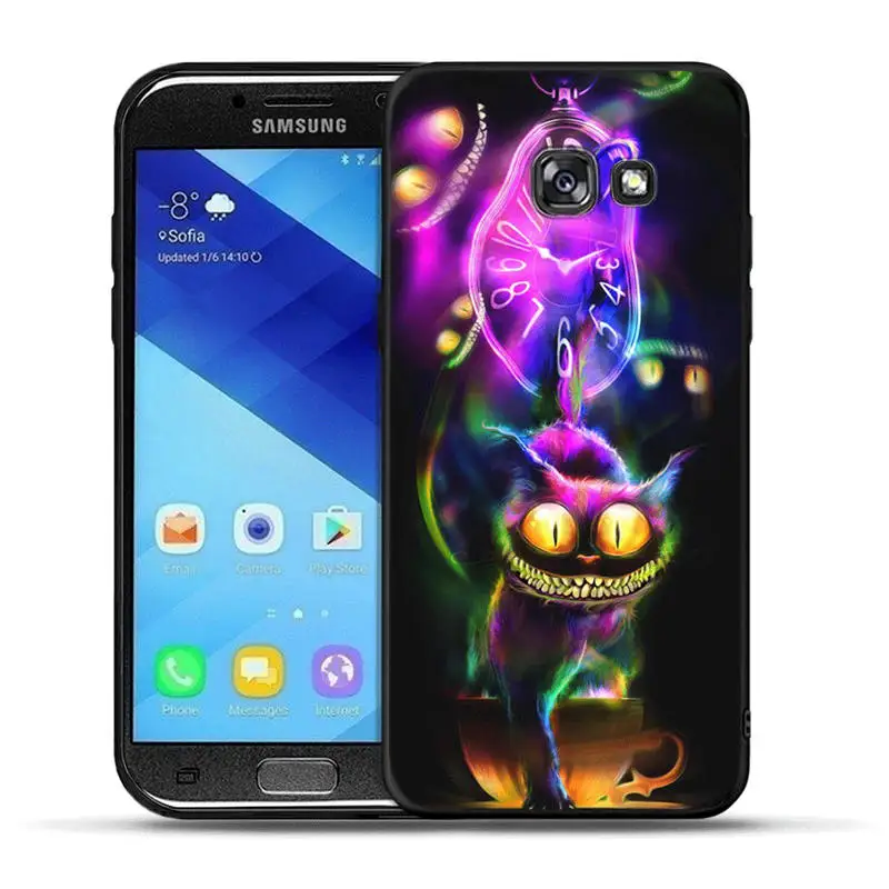 Черный силиконовый мягкий чехол Rick and Morty для samsung Galaxy A20 A30 A50 A3 A5 A6 A7 A8 A9 Plus