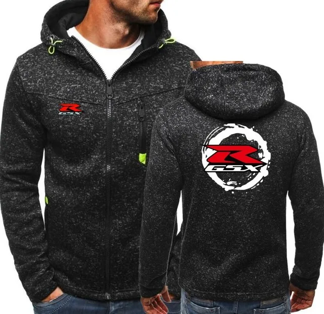 

Autumn Men Jackets Hooded Coats Casual Zipper Sweatshirts Male for Suzuki Gsxr Gsx R Print Tracksuit Fashion Mens Clothing
