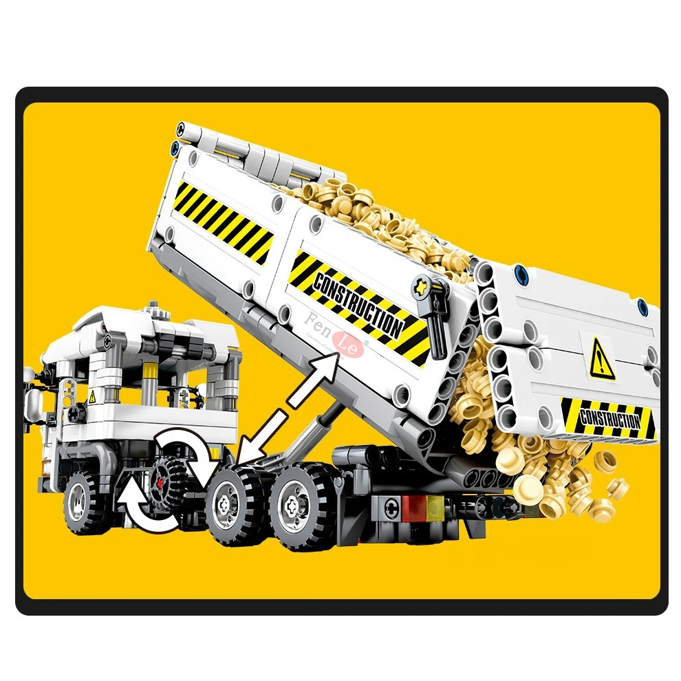 701704 Technic игрушечные машинки, набор грузовиков, строительные блоки, конструктор, грузовик, игрушки для детей, рождественские подарки