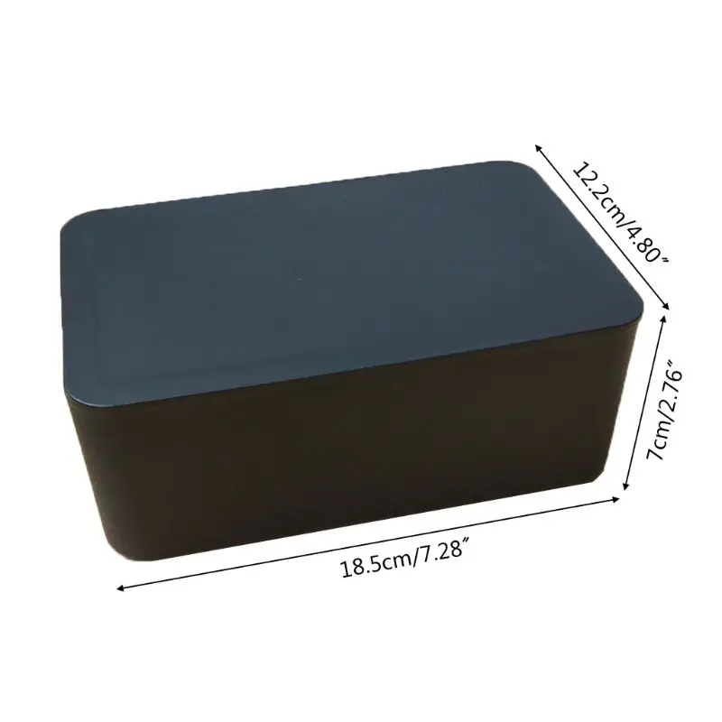 Wet Wipes Dispenser Holder Case With Lid Black Dustproof Tissue Storage Box For Home Office Store Heavy Enough & Stable 6