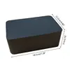 Wet Wipes Dispenser Holder Case With Lid Black Dustproof Tissue Storage Box For Home Office Store Heavy Enough & Stable 6