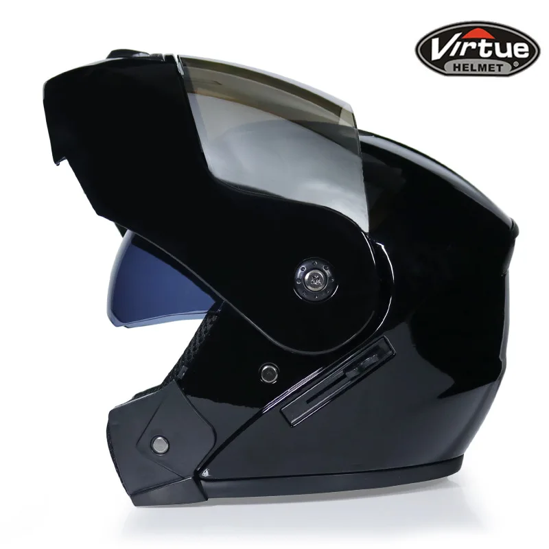 Флип-ап гоночный шлем модульный с двойными линзами мотоциклетный шлем полное лицо безопасный солнцезащитный шлем Каско Capacete мотоциклетный шлем