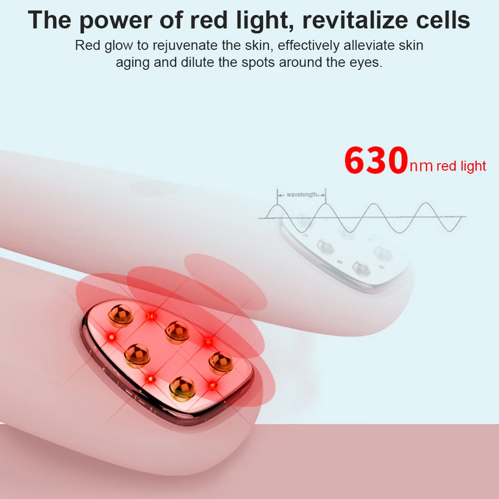 Electric Eye Massager Pen Dark Circle Facials Vibration Thin Face Anti Bag Pouch & Wrinkle Radio Frequency Beauty Tool 5 colors Eye Massager
