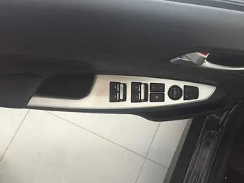 

For Hyundai Tucson Car window glass switch button Decorative sticker sequins Door armrest decorative frame Auto Accessories