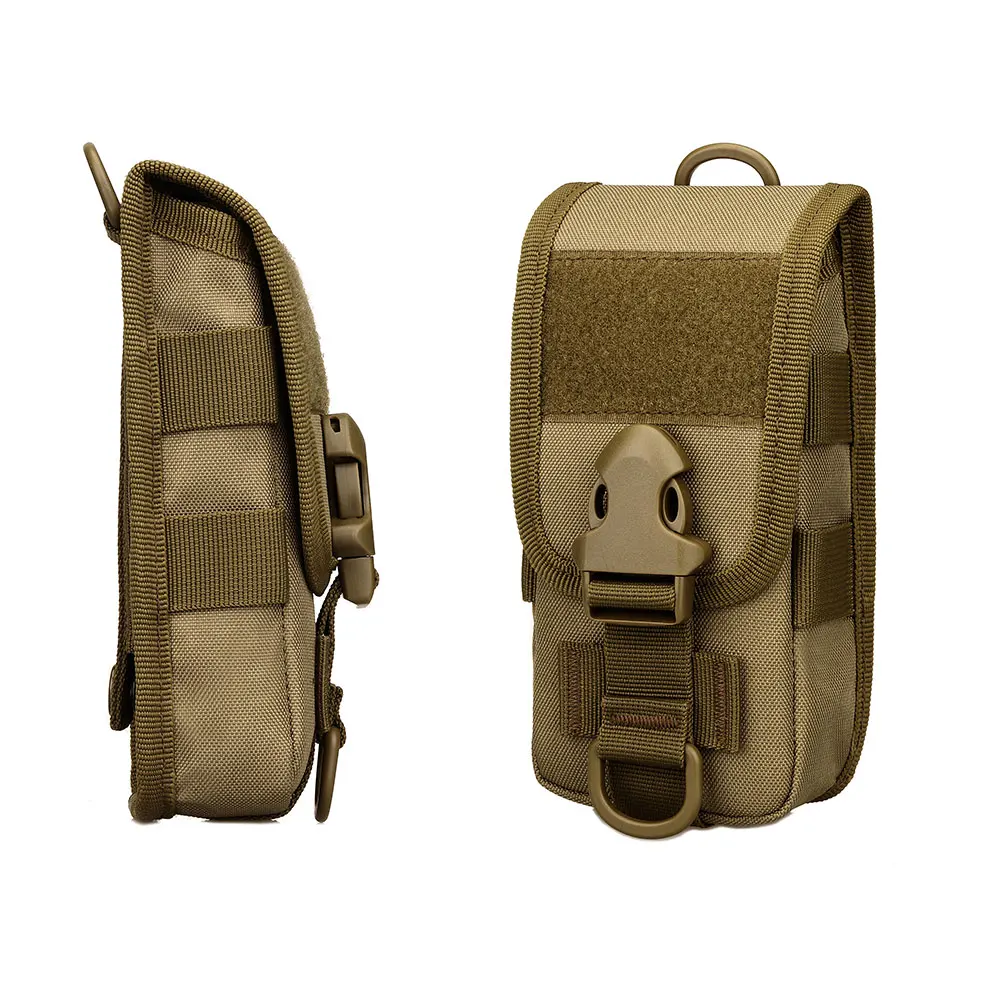 Tactical Tool Package Waerproof Nylon 5.8 Inch Full-Cover Mobile Phone Case Outdoor Sports Running Trekking Small Crossbody Bags