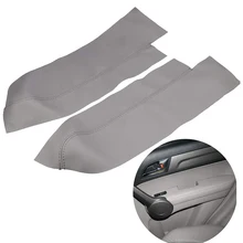 2PCS Car Front Door Panels Armrest Cover For Honda CR-V 2007-2011