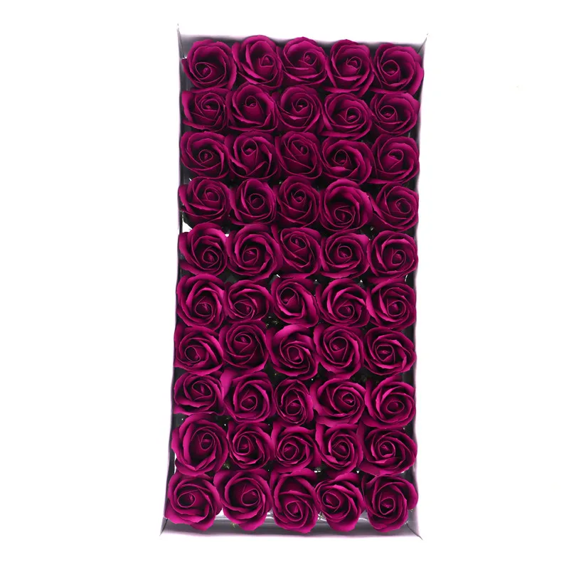 25-50 шт./компл. 3 Размер s/m/l мыло розы Искусственные цветы Высокое качество; для свадьбы украшение дома аксессуары для ванной комнаты Роза Цветок голова - Цвет: M26