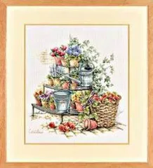 

tt Counted Cross Stitch Kit Fan blowing a fan Handmade Needlework For Embroidery 14ct Cross Stitch Lan 34299