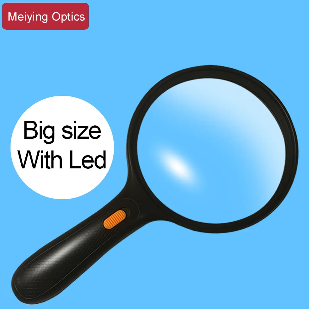 LIMEI-ZEN Magnifying Glass 5X Ultra Clear Anti-Fall Reading Elderly Children Convenient Handheld Magnifying Glass Magnifiers LIMEI-ZEN Magnifying Glass 5X Ultra Clear Anti-Fall Reading Elderly Children Convenient Handheld Magnifying Glass Magnifiers