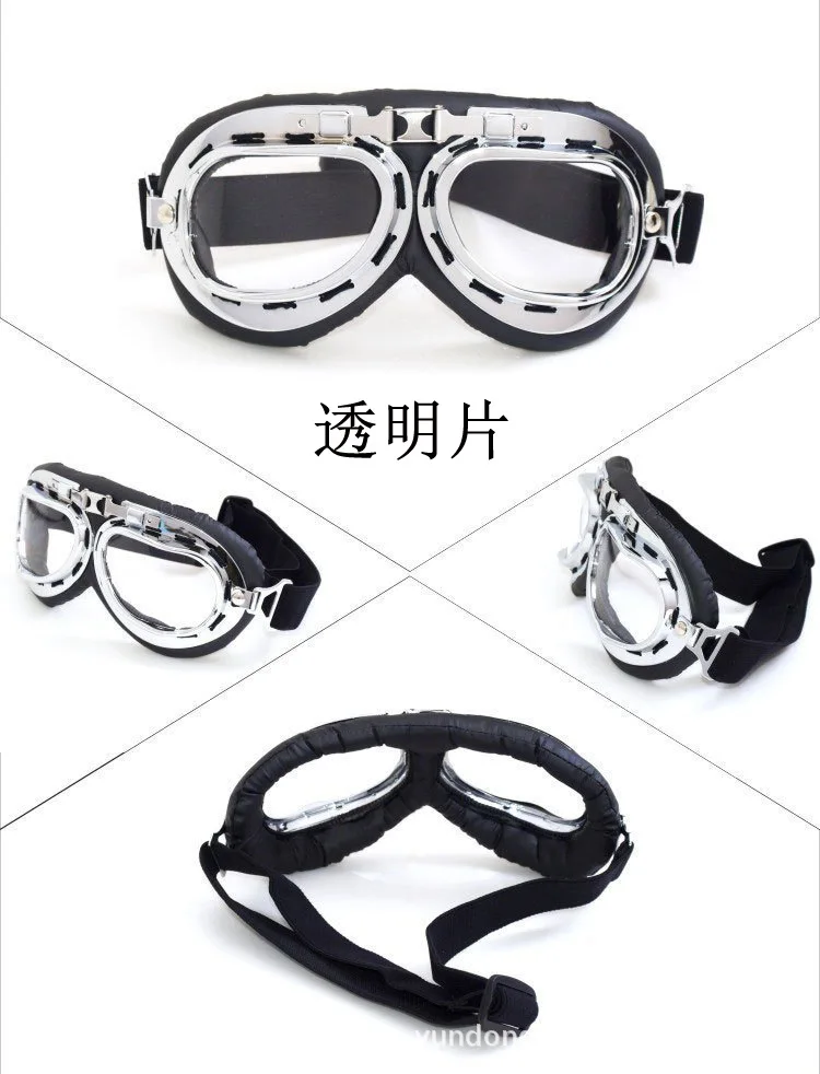Harley Goggles мотоцикл внедорожные очки для защиты глаз Ретро Второй мировой войны очки картинг Спорт на открытом воздухе ветрозащитный