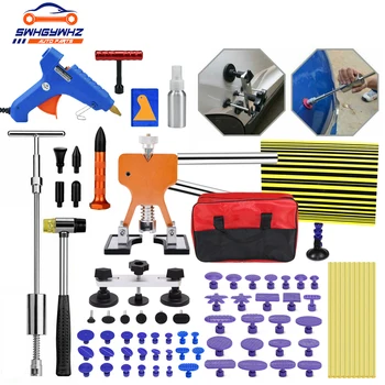 

SWHGYWHZ CAR REAPR TOOLS Dent Puller Lifter Paintless Repair Glue Car Hail Ding Removal Kit