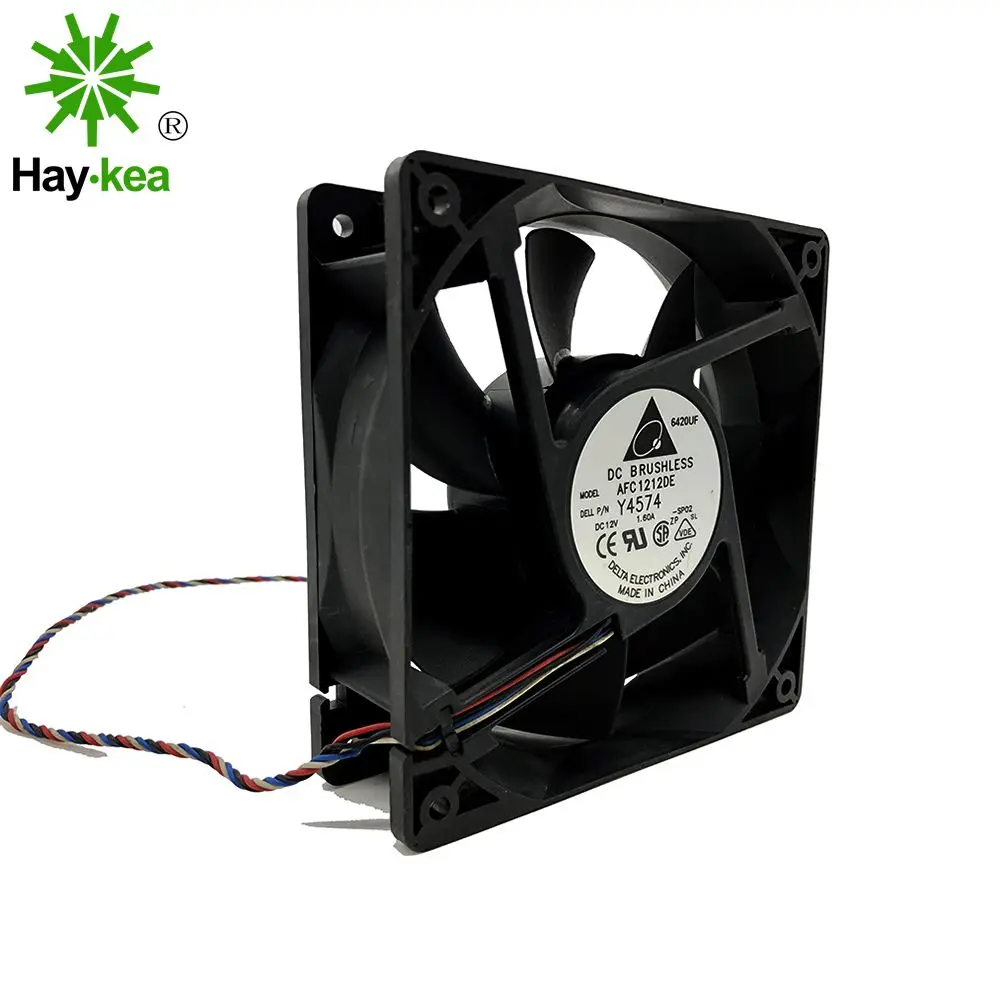 Для Delta AFC1212DE-PWM 120 мм 12038 12 см DC 12 В 1.6A шариковый вентилятор термостат инвертор Сервер вентилятор охлаждения чехол охладитель