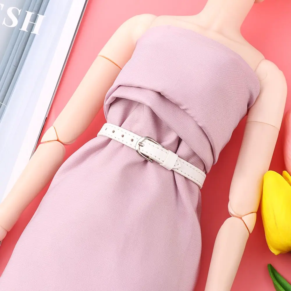 1 PC Doll Waist Belts Super Mini Doll Bag Belt DIY Handmade Clothes Accessories Kids Toys Length 20cm Width 5/8/10mm doll accessories,doll clothes accessories,plush doll accessories,doll bag toys