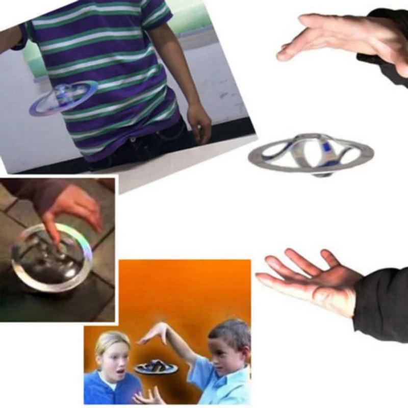 

Magic UFO Toy Mystery Mid Air UFO Floating Fly Saucer UFO Magic Trick Magician Trick Props Show Tool Magic Toy for Kids Z