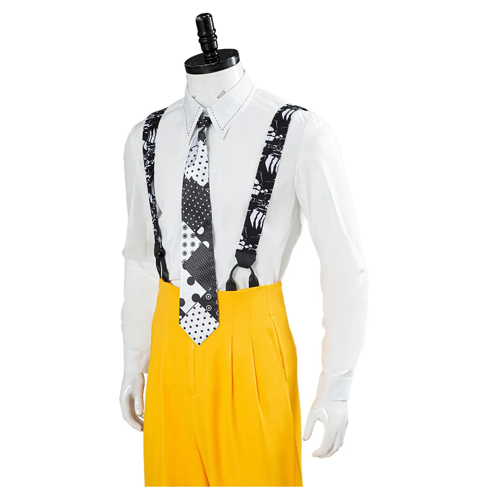 Download The Mask Jim Carrey Yellow Suit Cosplay Costume Men Uniform Outfits Halloween Carnival Costume Movie Tv Costumes Aliexpress PSD Mockup Templates