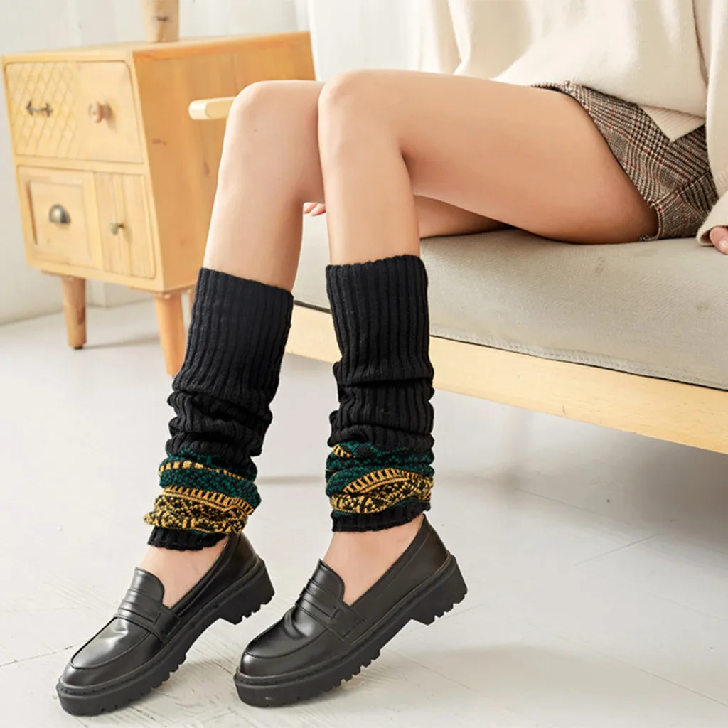 Женские носки, calcetines, для девушек, женщин, до бедра, выше колена, Длинные однотонные чулки, теплые skarpetki