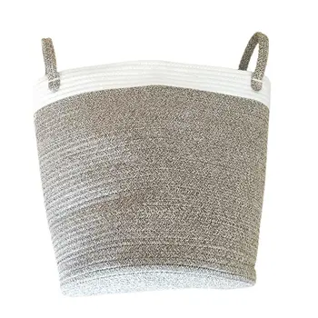 

Waterproof Laundry Basket Cotton Clothes Organizer Storage Basket Large Capacity Home Sundries Storage Bucket