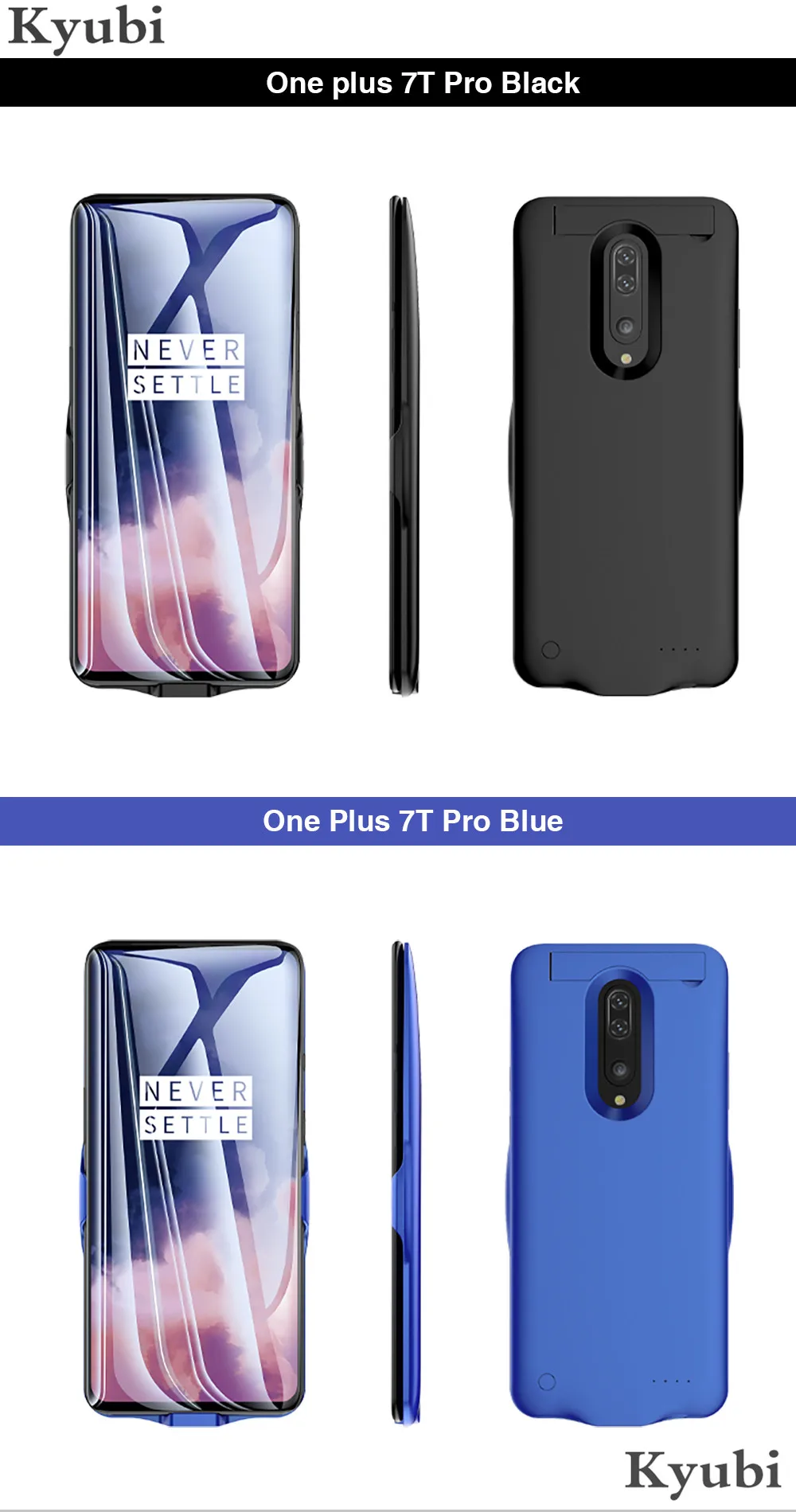 6500 мАч чехол для зарядки аккумулятора для One Plus 7T Pro 7T внешняя Портативная подставка чехол для зарядки для One Plus 7T Pro 7T