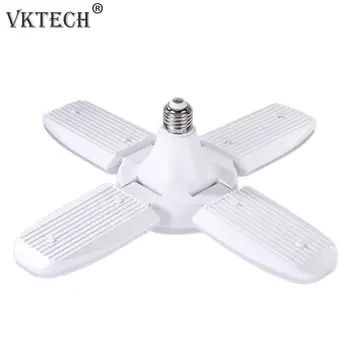 

60W E27 LED Pendant Light Foldable Fans Angle Adjustable Ceiling Lamp Energy Saving Ceiling Light Living Room Home Lighting