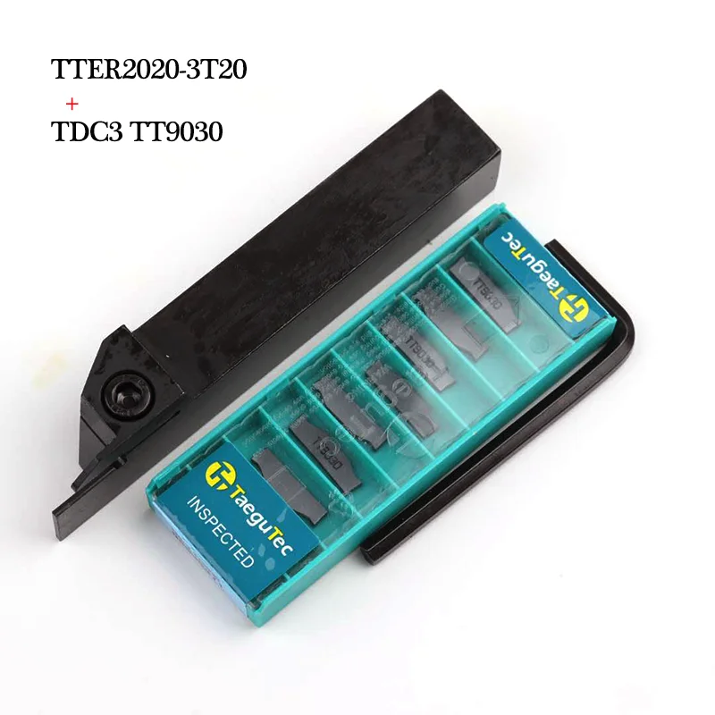 Держатели инструментов TTER1616 TTER2020 3T20 и 10 твердосплавных вставок TDC2 TDC3 TDC4 TT9030