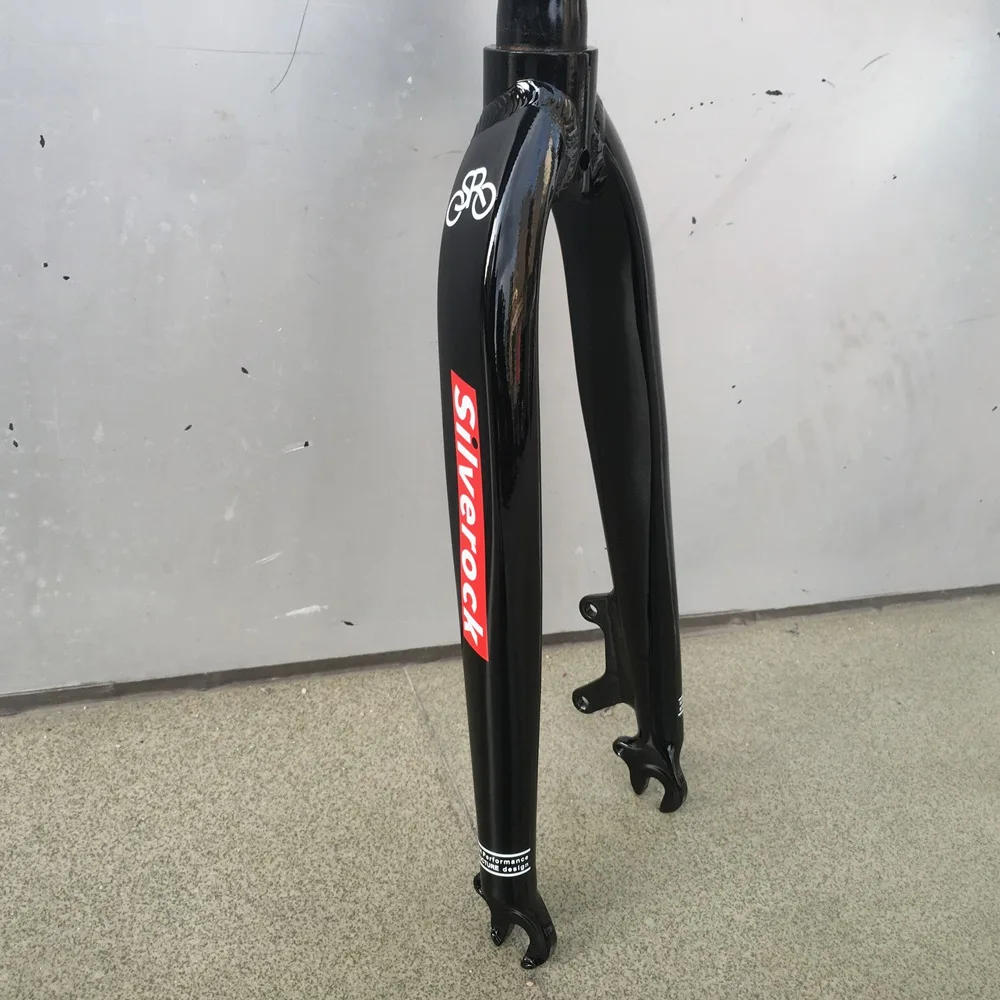Велосипедная алюминиевая вилка 2" 406 451 для складывания Minivelo BMX, жесткая вилка, дисковый тормоз 1 1/8" 28,6 мм