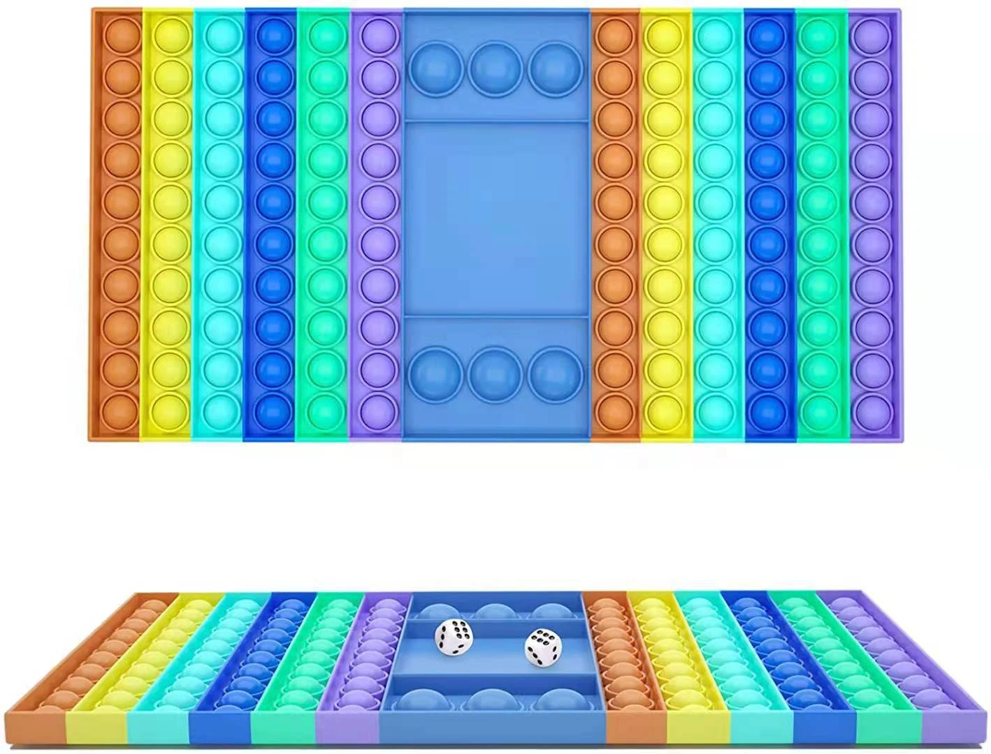 RQLDEMLM Big Size Push Pop Game Fidget Toy Huge Double Dinosaur-Shaped Chess Board Push Bubble Popper Fidget Sensory Toys Interactive Stress Relief Fidget Toy for Adult Children RQLDEMLM Big Size Push Pop Game Fidget Toy Huge Double Dinosaur-Shaped Chess Board Push Bubble Popper Fidget Sensory Toys Interactive Stress Relief Fidget Toy for Adult Children