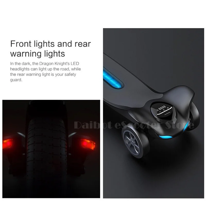 Tomolloo Electric Longboard Skateboard Electric Scooters With APPBluetooth Speaker 6 Inch 36V 250W 3 Wheel Electric Scooter     (37)