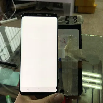 

100% Super AMOLED For Samsung Galaxy S8 G950 G950F Touch Screen Digitizer LCD Display With Frame burn shadow Dead pixels