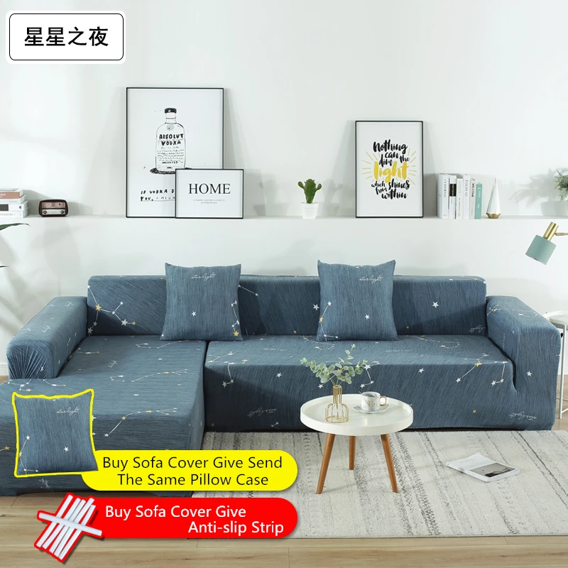 New Corner Sofa Cover Elastic Couch Cover for Sofa Sectional L Shaped Sofa Cover Chaise Longue Stretch Sofa Slipcover L shape