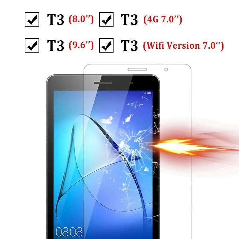 Закаленное планшет Стекло на huawei Mediapad T3 7 8 9,6 inch 3T защита для экрана Медиа Pad 4G, Wi-Fi, версия защита защитное стекло пленка