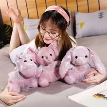 Cheap New plush toy stuffed animal leather elephant Alice colorful plush toy proboscis pink elephant doll doll home decoration to send Cheap New plush toy stuffed animal leather elephant Alice colorful plush toy proboscis pink elephant doll doll home decoration to send