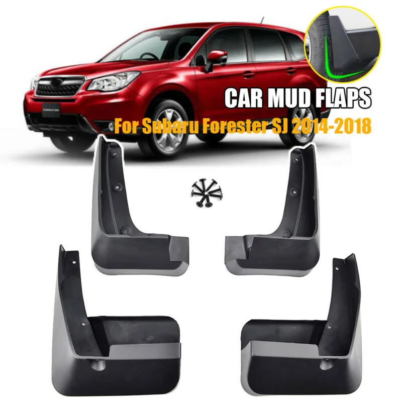Авто крылья Брызговики молдинги рамка для Subaru Forester SJ- отделка наружные части рамы