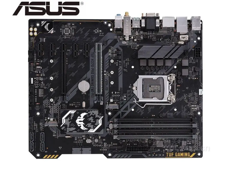 Desktop Motherboard Asus Tuf H370 Pro Gaming Wi Fi Lga 1151 Ddr4 Usb 3 1 Used Mainboard Aliexpress