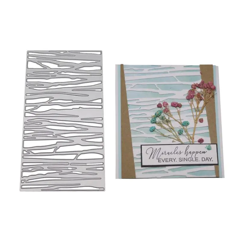 

Wavy Stripes Pattern Metal Cutting Dies Stencil Scrapbooking DIY Album Stamp Paper Card Decorations
