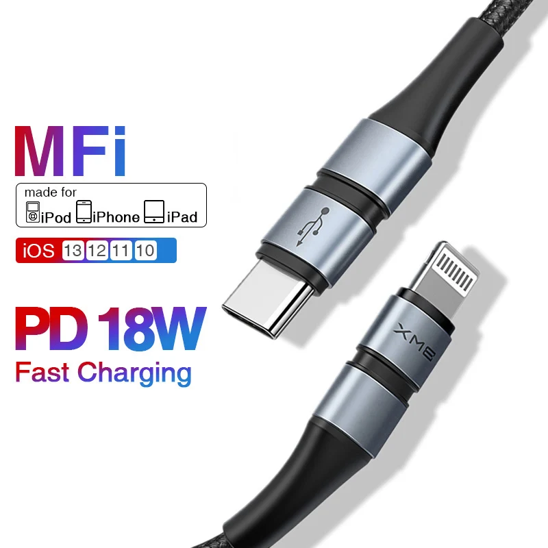 BMX MFi USB C to Lightning Charging Cable