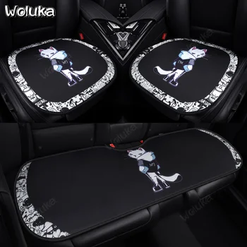 

Car 3-Piece Set Seat Cushion Set Cartoon Autumn Winter kst Comfortable BackSeat Pad Car Mat Universal Auto Cushion CD50 Q01