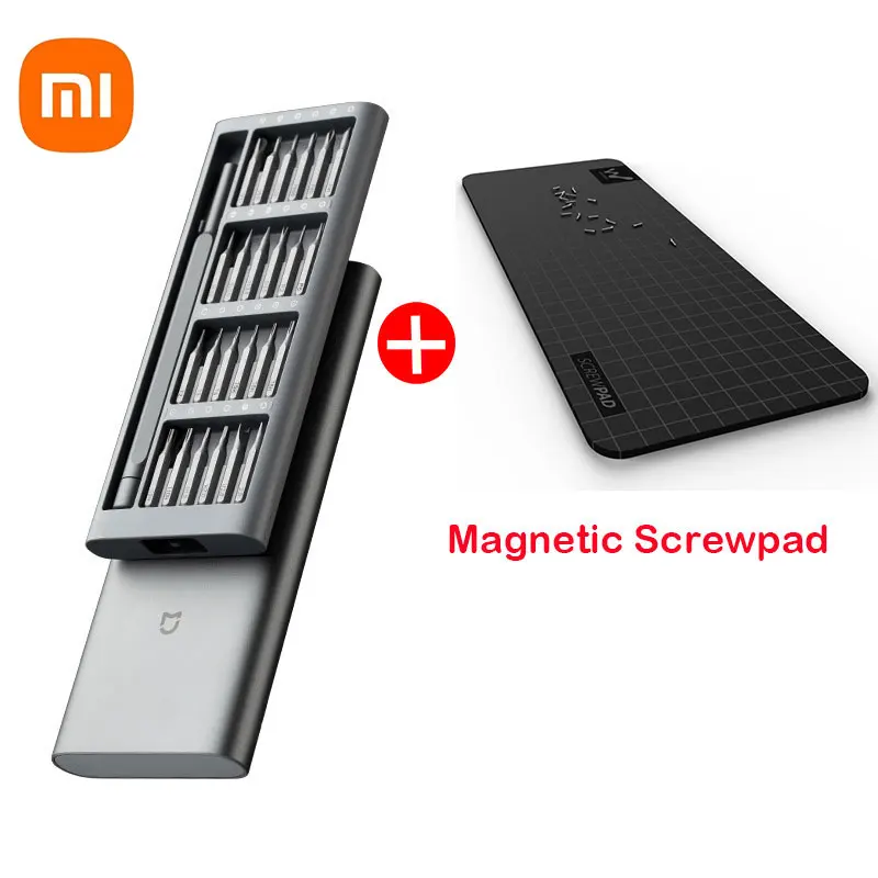 Набор отверток Xiaomi Mijia комплект из 24 магнитных насадок с алюминиевым кейсом |