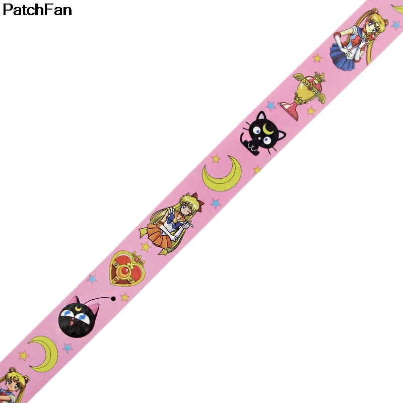 Patchfan Сейлор Мун Декорации для косплея 90s DIY Скрапбукинг дети клей васи Маскировочная Лента Печатный шаблон стикер A2387