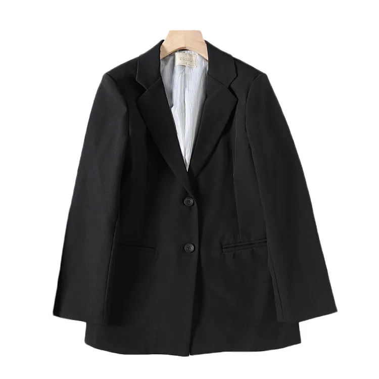 

One's City Elegant-Style Simple Sense of Design Small Suit Coat Entity