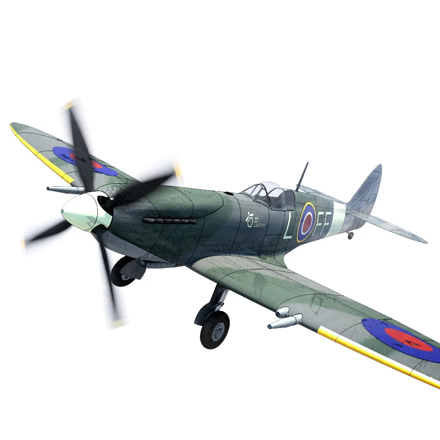 3D печатных Spitfire MkIX модель самолета с неподвижным крылом моделирование | Игрушки и