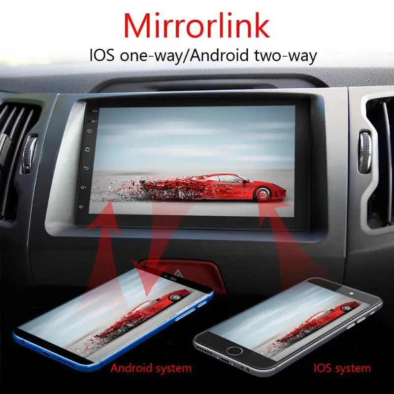 HD автомобиль Bluetooth MP5 плеер автомобиль двойной шпиндель Android gps навигация Интегрированная машина поддержка скорость дисплей