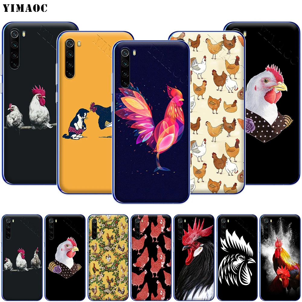 YIMAOC чехол для телефона с рисунком курицы Xiaomi Redmi Note 8 8A 7 6 5 5A Pro 4X 4A Prime Plus|Бамперы| |