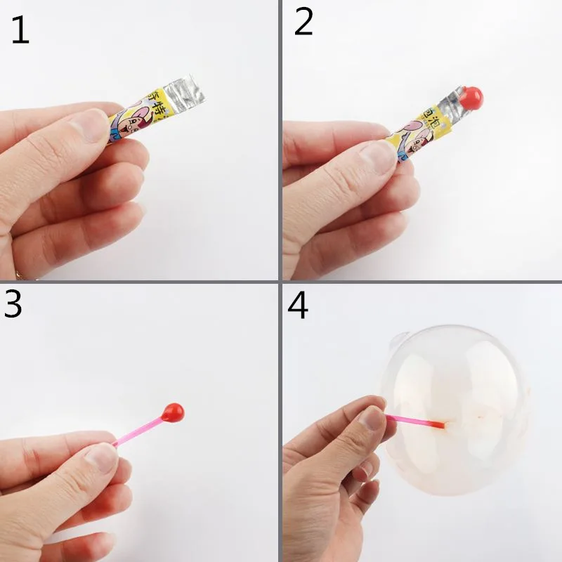 5PCS Novelty fun Soft plastic slime bubble Magic bubble Large Balloon Blowing Big Bubble Magic Props Children Toys gift 4