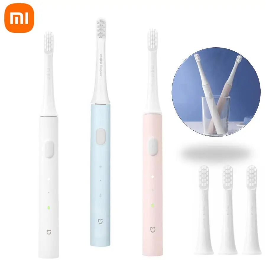 Xiaomi Mijia T100 звуковая электрическая зубная щетка Mi умная цветная USB перезаряжаемая