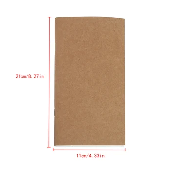 

Kraft Paper Notebook Account Book Dot Journal Diary Memo Blank Page Stationery