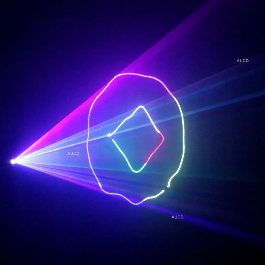 Цветная (RGB лазерный проектор мерцающий светильник s DMX Звук Ночная музыка для