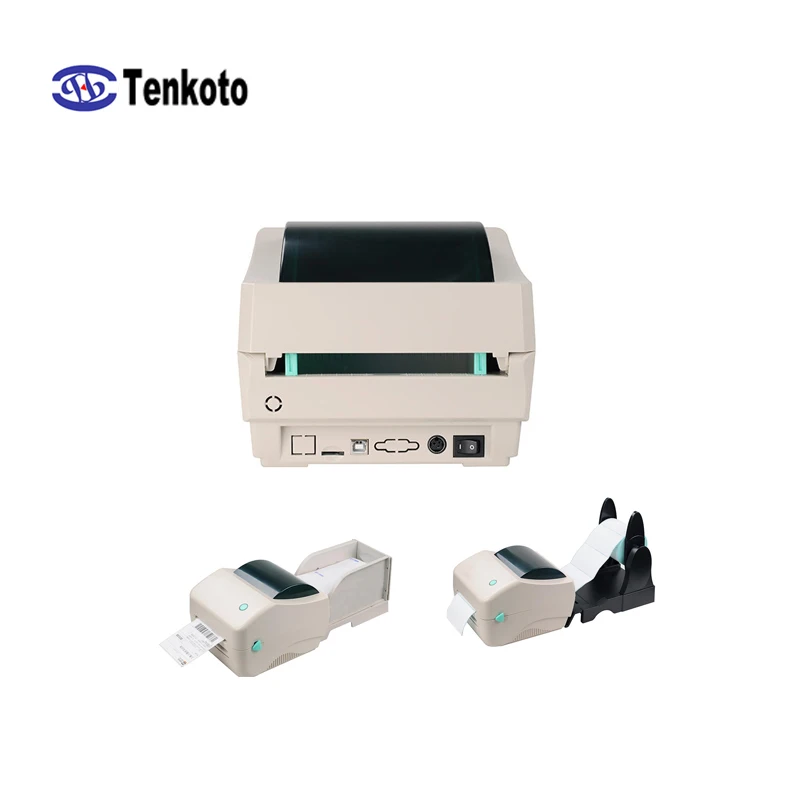 USB 4 InchThermal принтер этикеток 203 dpi 110 мм Высокое разрешение 8 точек/мм 1D 2D штрих-код печати стикер Принтер