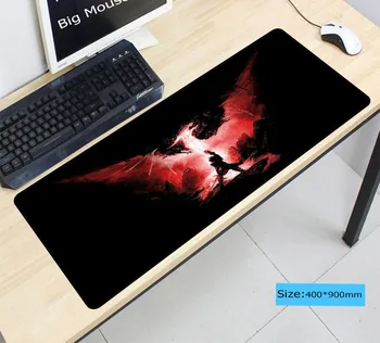 

Red Dragon Rectangle Optical Computer Gaming Speed Mice Mat Large For CSGO LOL DOTA Gamer Mousepad 900*400*4MM Thicken