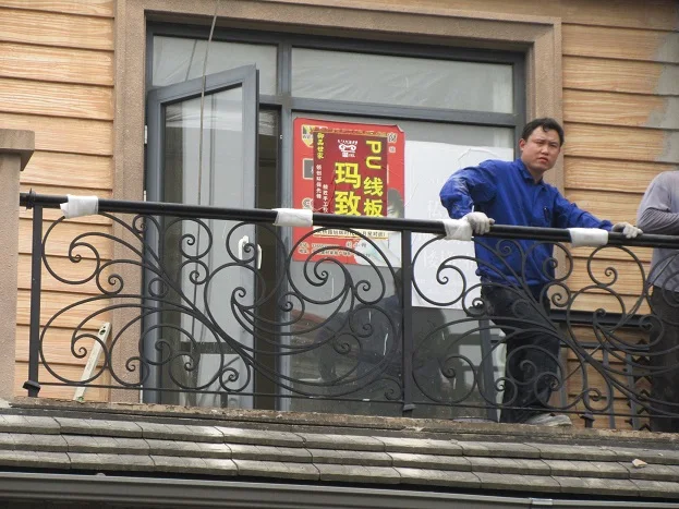 Заводские балюстрады для балкона из кованого железа hтаблице shanghai с